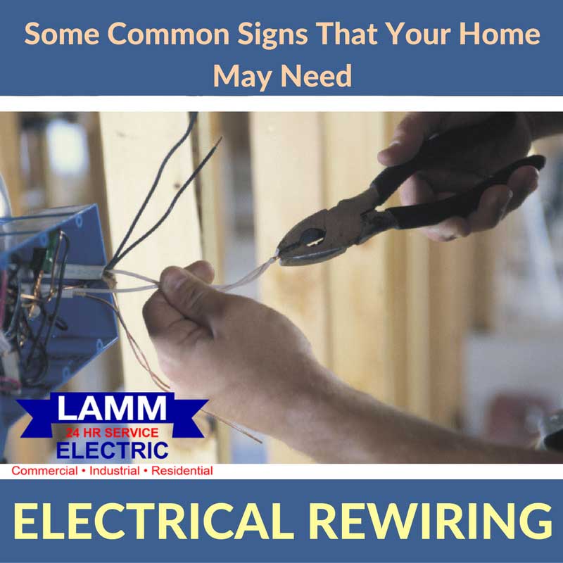 Some Common Signs That Your Home May Need Electrical Rewiring