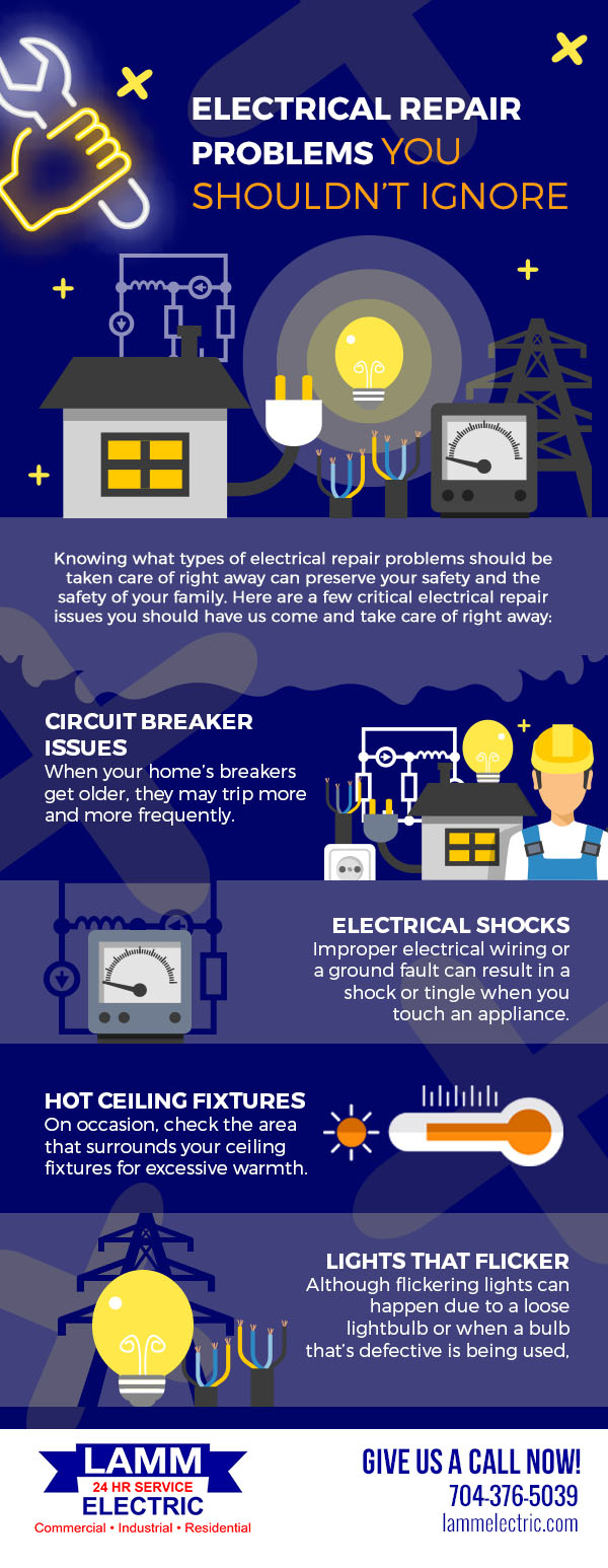 Electrical Repair Problems You Shouldn’t Ignore | Lamm Electric